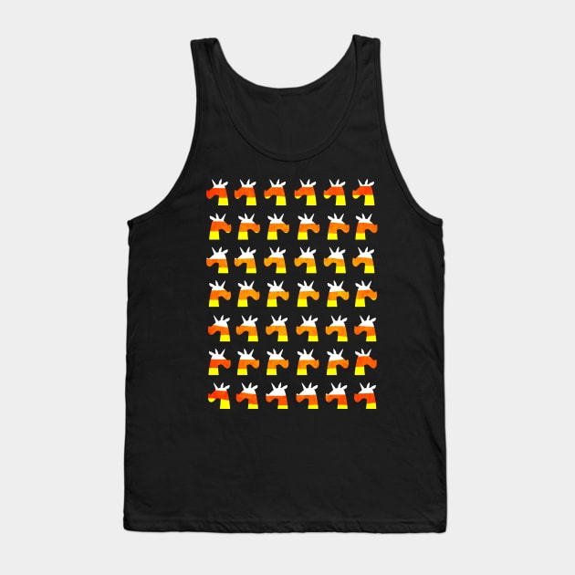 Unicorn Candy Corn Tank Top by Thatssounicorny